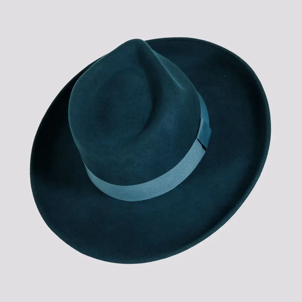Crushable Wool Felt Teardrop Fedora Hat - Style Oakley