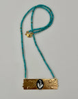Sandrine France .Bleu Necklace. N240338