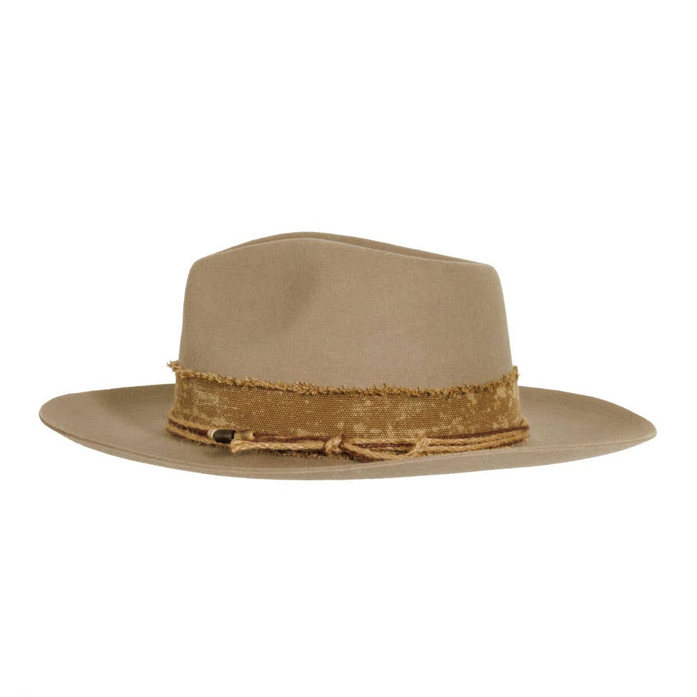 Wool Felt Teardrop Fedora Hat - Style Jovi