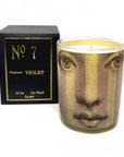 Spitfire Girl. No 7 Violet Wood Wrapped Candle