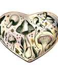 Spitfire Girl. Starry Mushrooms Ceramic Heart Dish