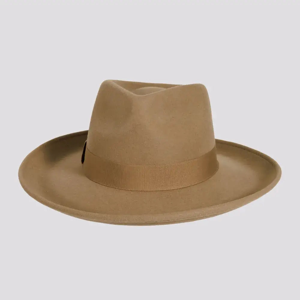 Crushable Wool Felt Teardrop Fedora Hat - Style Oakley – by 