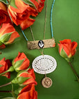 Sandrine France .Bleu Necklace. N240338