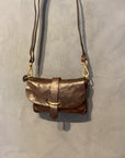 Elsa - Little Shoulder Bag. Leather. Color: Brown. X0001 C1501