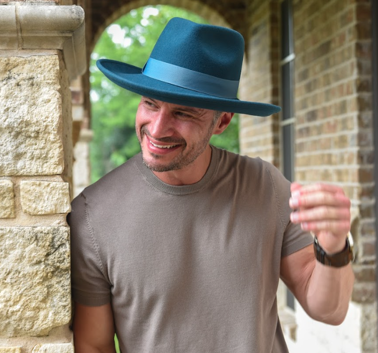 Crushable Wool Felt Teardrop Fedora Hat - Style Oakley