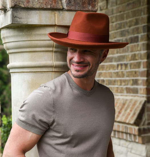 Crushable Wool Felt Teardrop Fedora Hat - Style Oakley