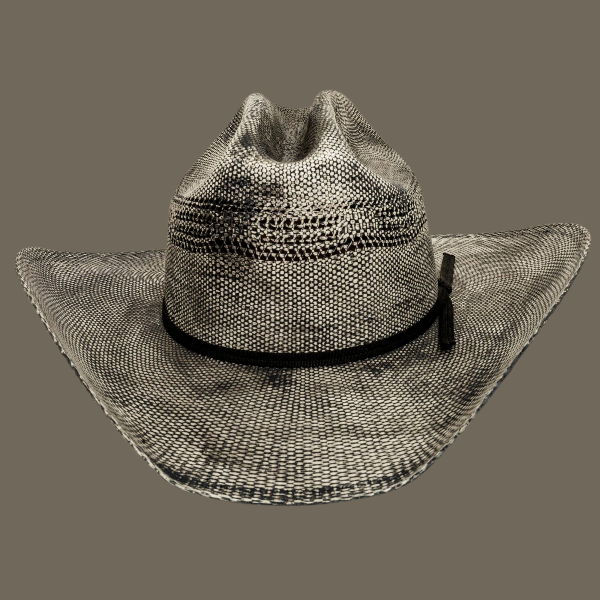 Distressed Bangora Straw Hat - Style Moonwalk