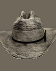 Distressed Bangora Straw Hat - Style Moonwalk
