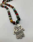 Osnat Mor - "Shema Israel" Hamsa Pendant