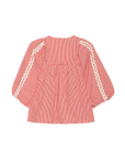 Abelone Top - Red Flower
