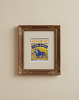 Archivist Square Matchbox - Gold Lion