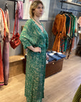 Brenda Silk Wrap Dress No 114. One-Size