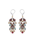 Noble Wine Set, Ruby Earrings. No: 275