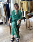 Brenda Silk Wrap Dress No 114. One-Size