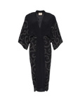 Juno Silk Dress - Vintage Sparkling Black. L/XL