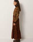Claudine Dress - Horizon Autumn Leaves