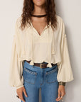 Vega Blouse - Casablanca Muse Soft Ecru