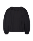 Mildred Shirt, Black Organic Cotton - ONESIZE