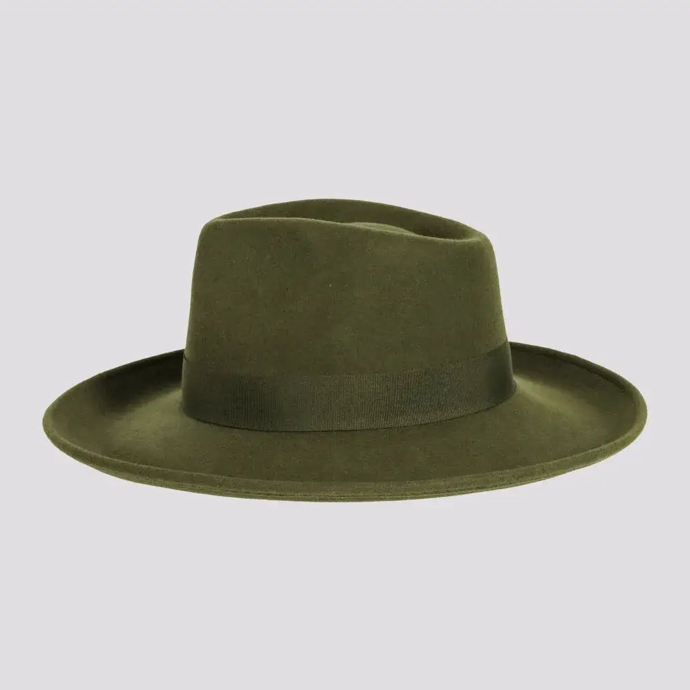 Crushable Wool Felt Teardrop Fedora Hat - Style Oakley