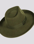 Crushable Wool Felt Teardrop Fedora Hat - Style Oakley