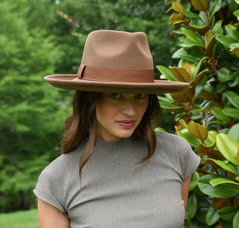 Crushable Wool Felt Teardrop Fedora Hat - Style Oakley