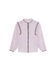 Lila Blouse - Lavender Purple Rain