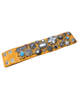 Bracciale alto . m/studs - Giallo. X1269 C5001