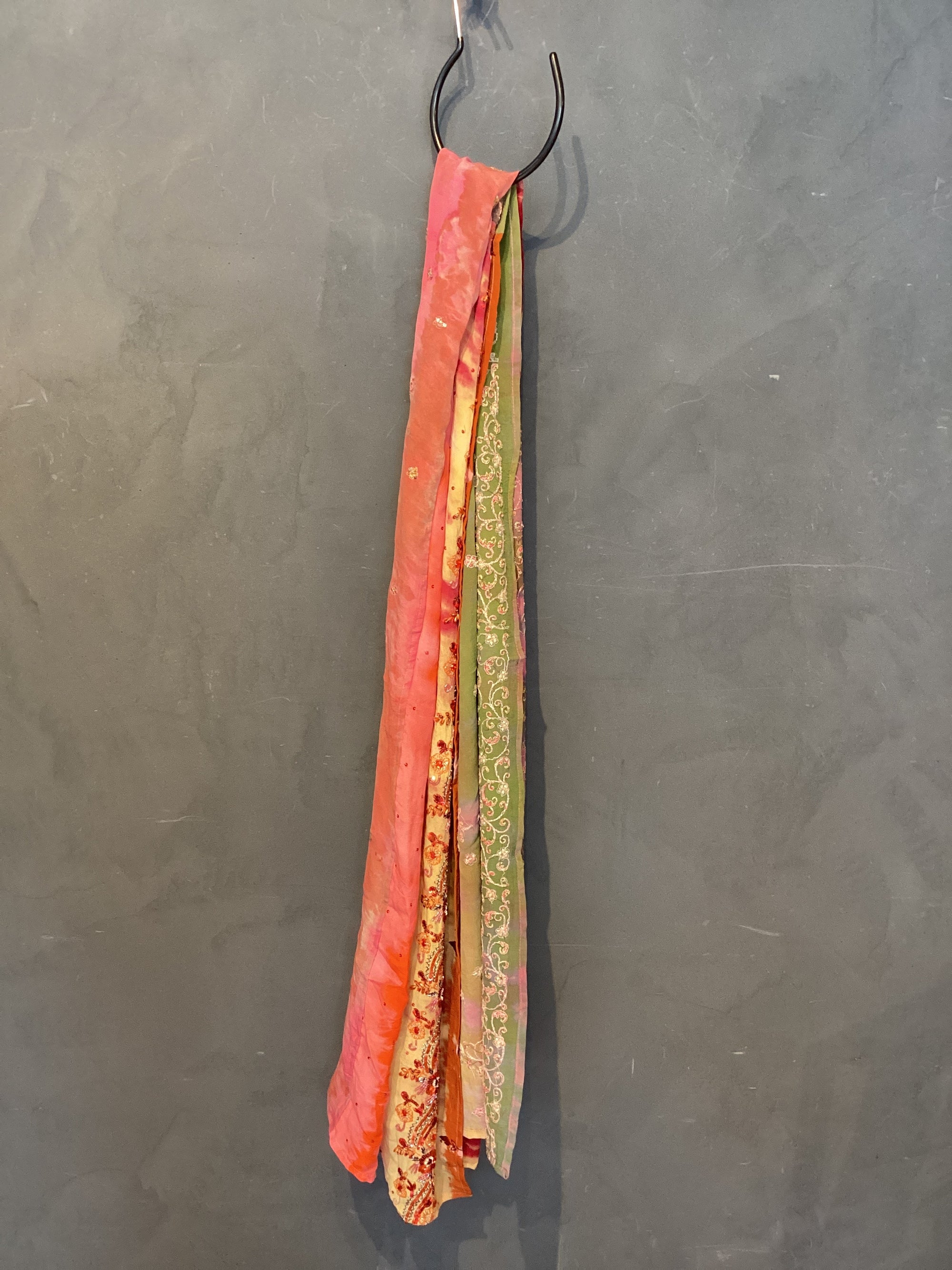 Silk Long Scarf- 100 x 220 cm. No. 91