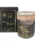 Spitfire Girl. No 20 Forest Wood Wrapped Candle