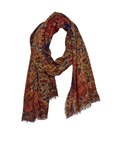 Scarf Wool-Otra Cosa- Ocre-Burgundy Carpet-4358