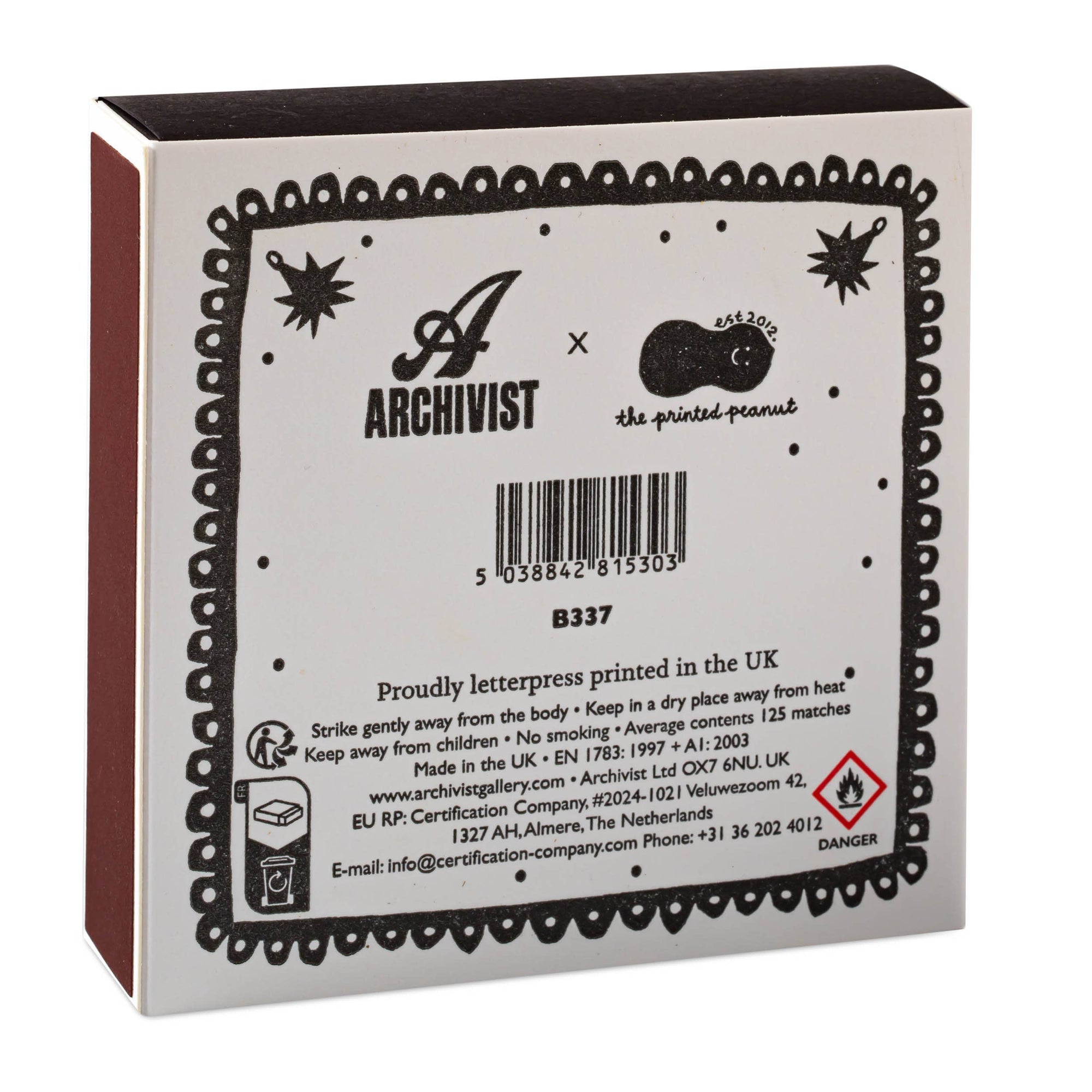 Black Miracle | Square Matchboxes