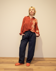 THING-dk. Linen Pants. Color: Navy (7140)