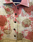 Kantha Jacket with front pockets.- No.110 One Size