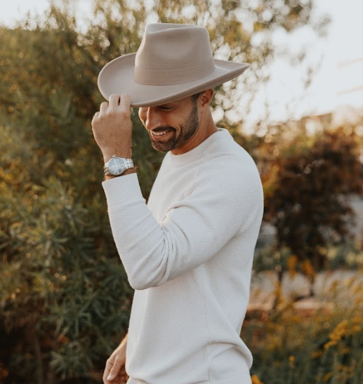 Crushable Wool Felt Teardrop Fedora Hat - Style Oakley