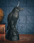 PERCHED RAVEN CANDLE | PILLAR