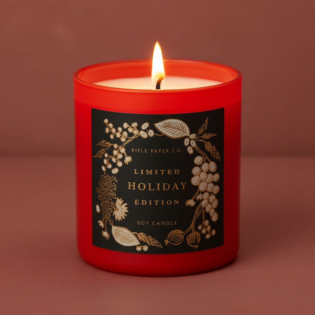 Rifle Paper Co. Holiday Candle