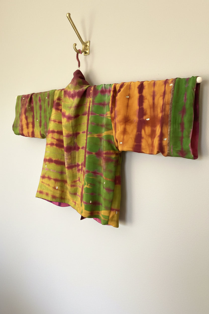 Reversible Short Kimono - No.102