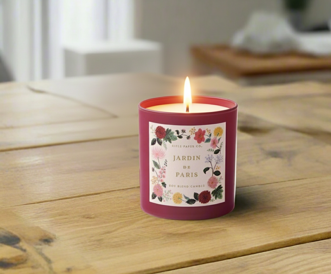 Rifle Paper Co. Dahlia Jardin de Paris 9 oz Glass Candle