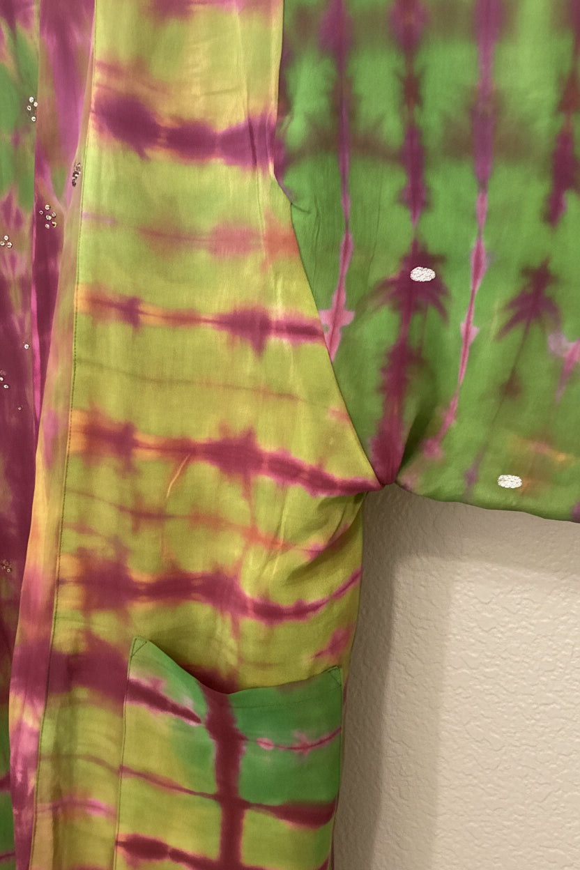 Reversible Short Kimono - No.102