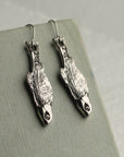 Silver Sardine Earrings