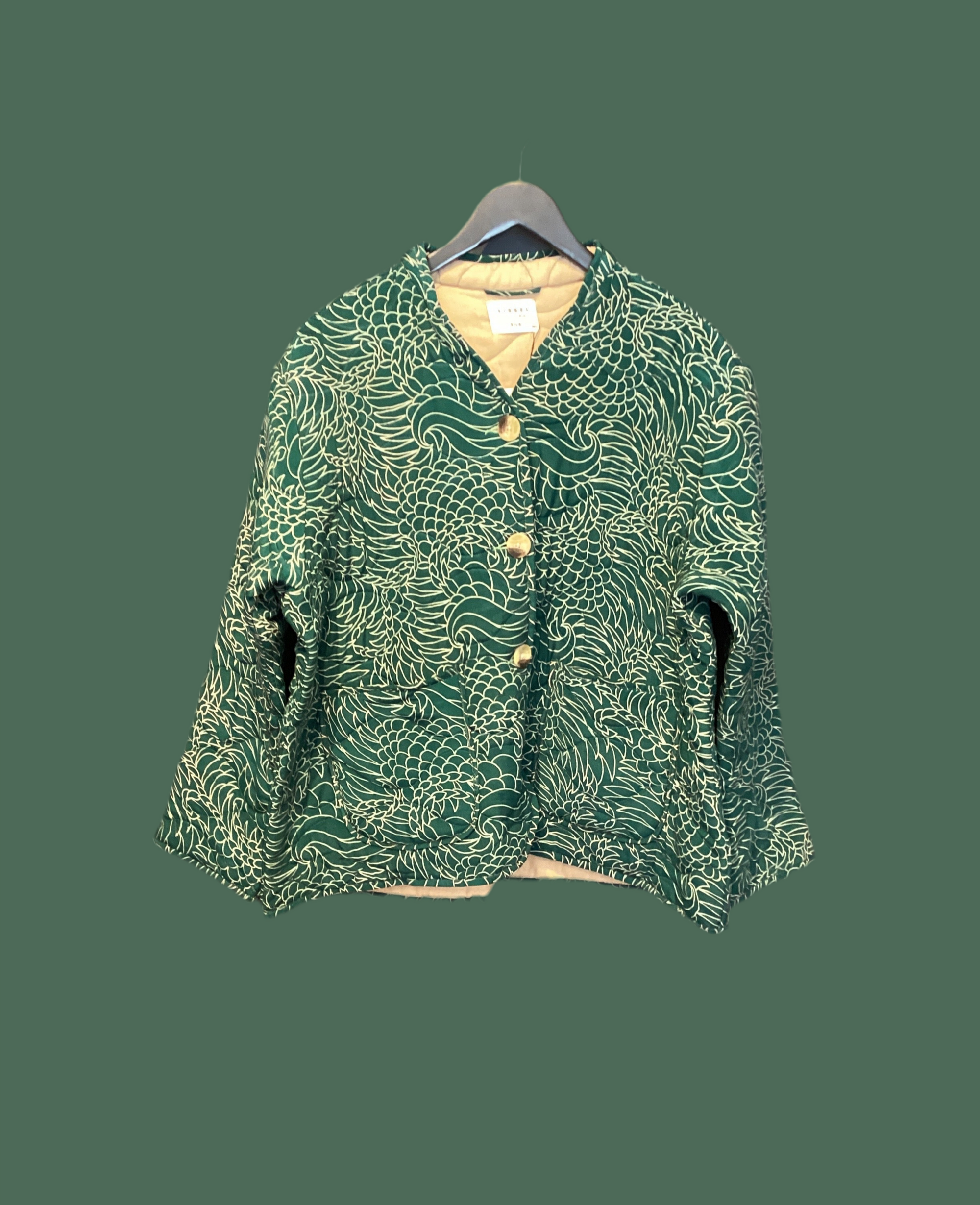 Quinn Quilted Silk Jacket - No. 803• M/L