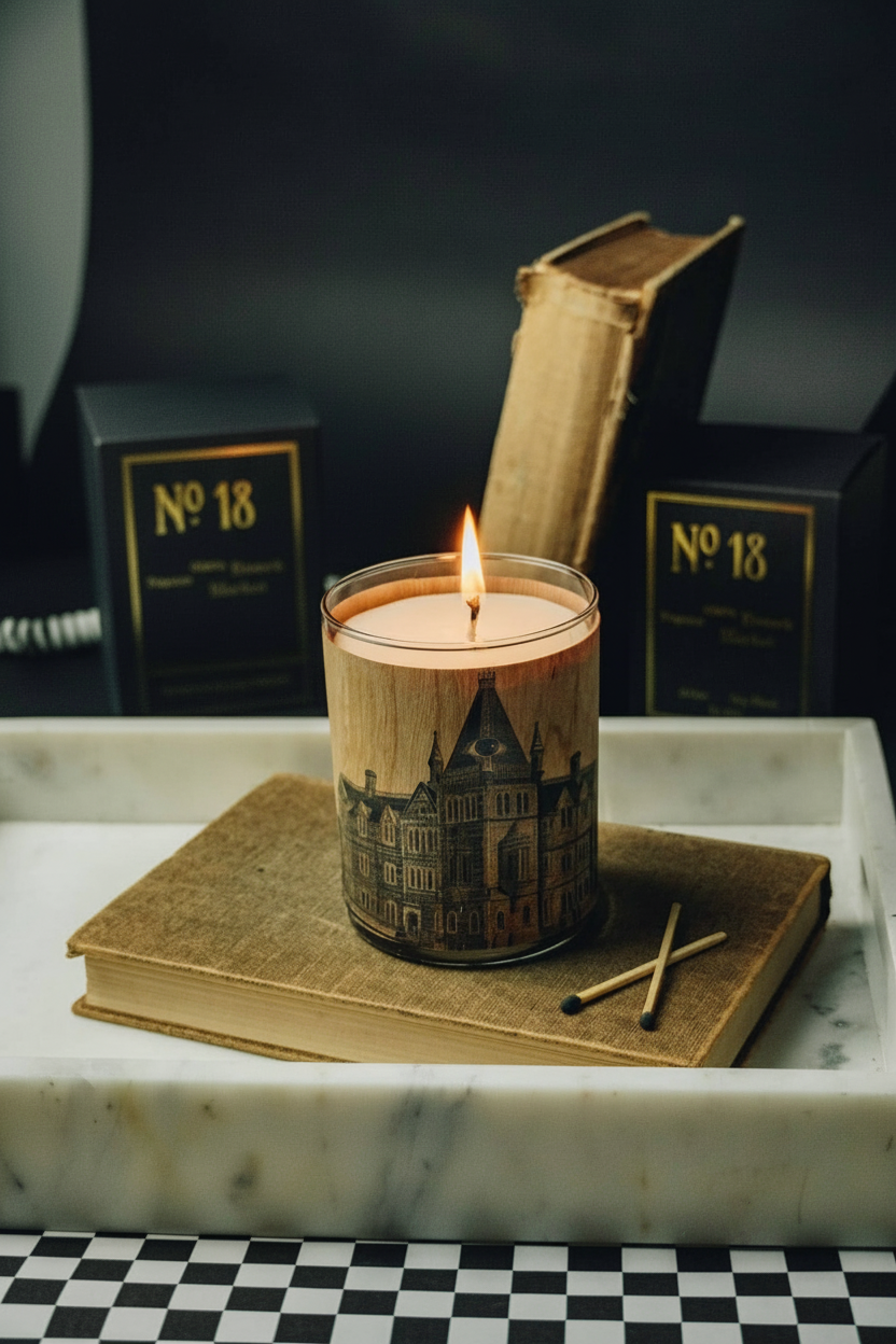 Spitfire Fire. No 18 1920&#39;s French Market Candle