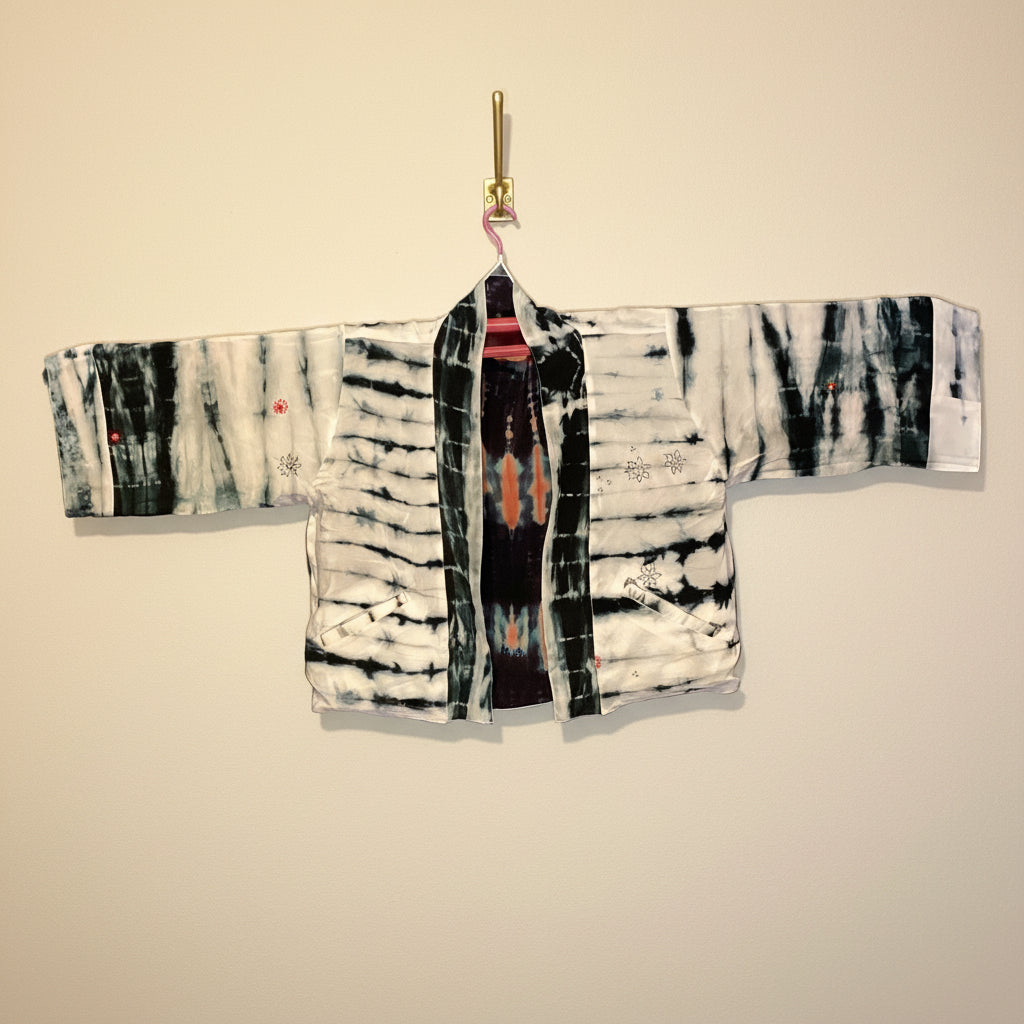 Reversible Short Kimono - No.106