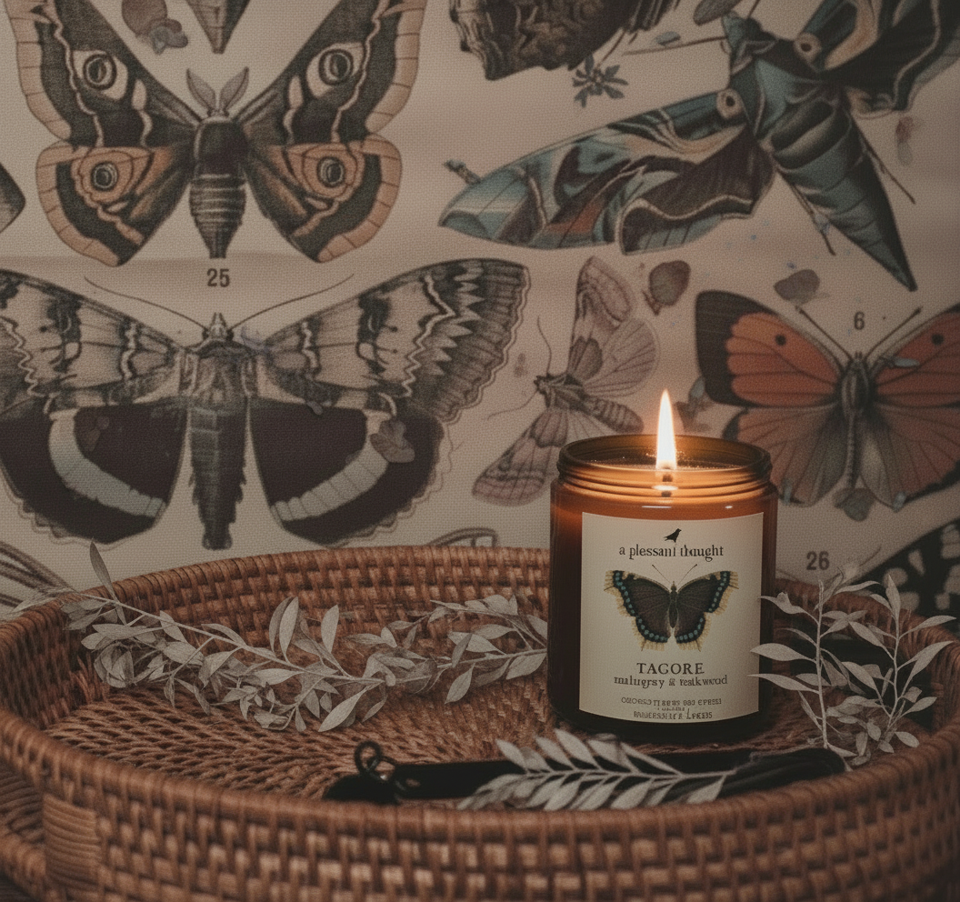 TAGORE | MAHOGANY &amp; TEAKWOOD | JAR CANDLE