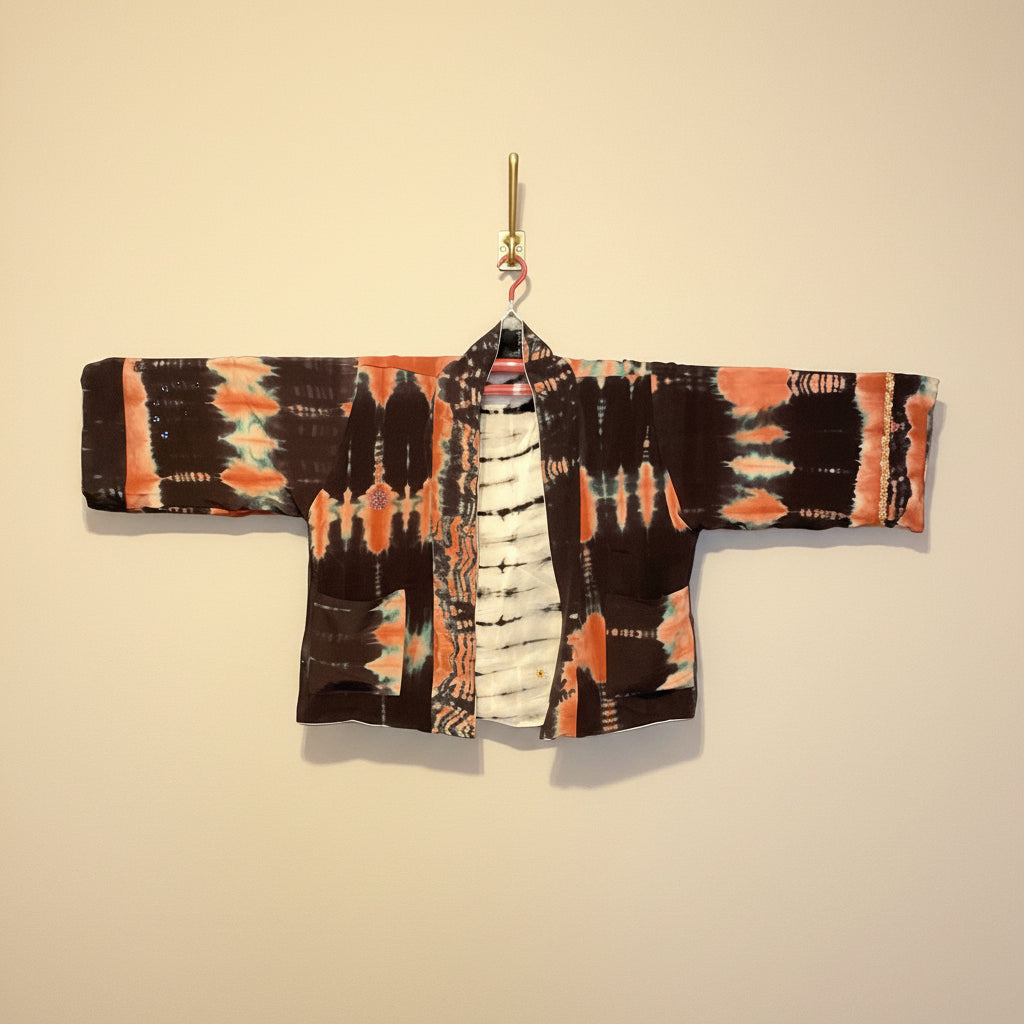 Reversible Short Kimono - No.106