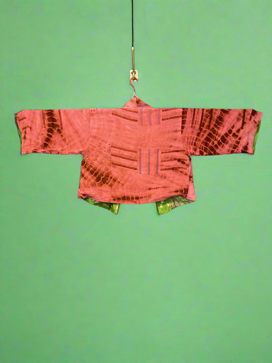Reversible Short Kimono - No. 02
