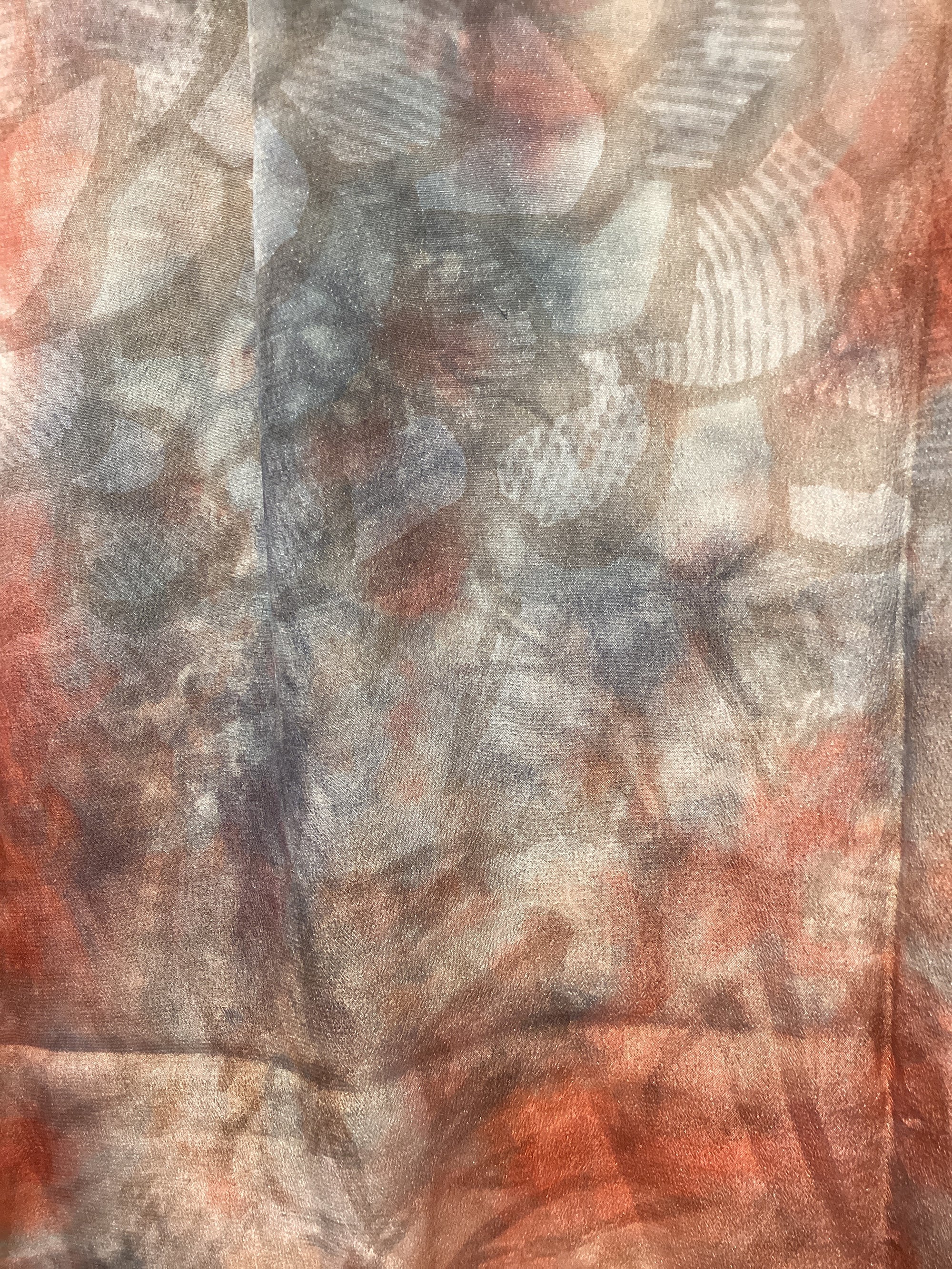 Silk Long Scarf- 100 x 220 cm. No. 93