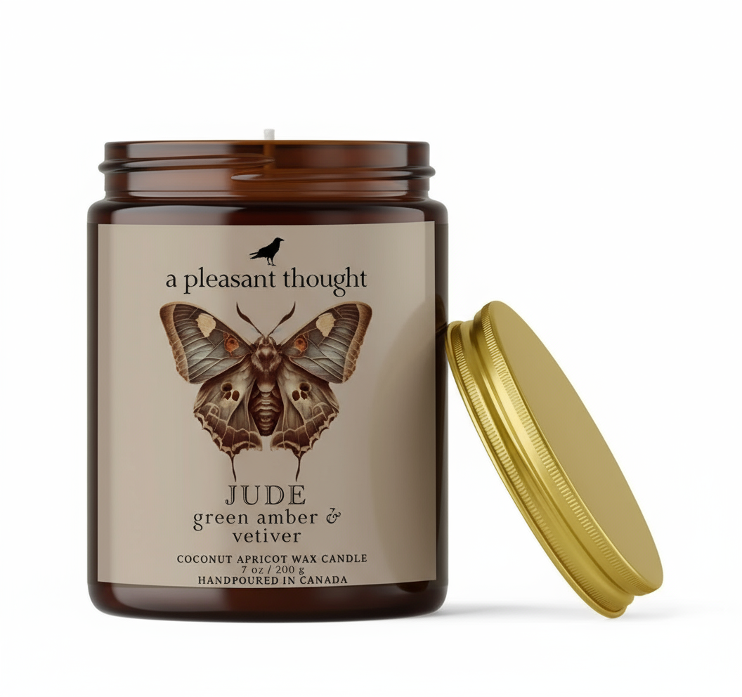 JUDE | GREEN AMBER &amp; VETIVER | JAR CANDLE