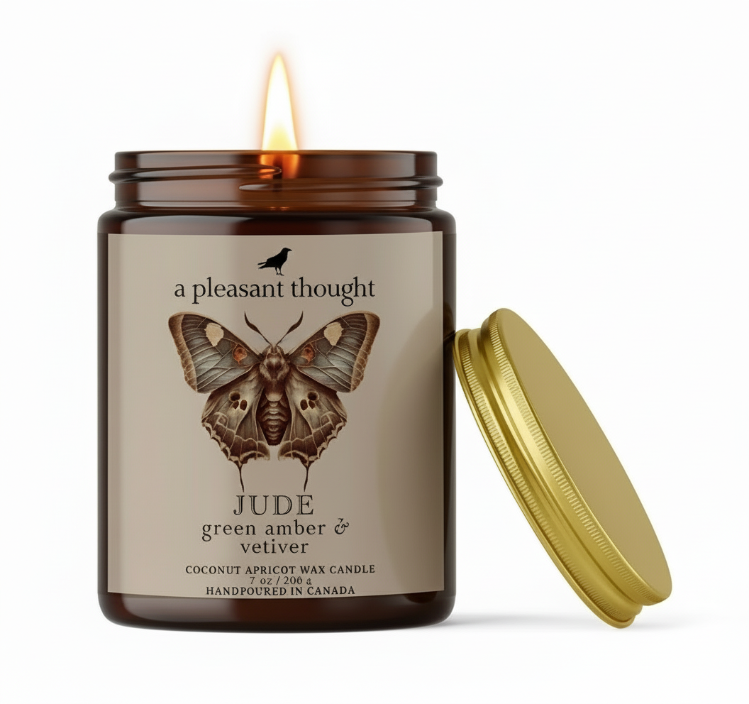 JUDE | GREEN AMBER &amp; VETIVER | JAR CANDLE