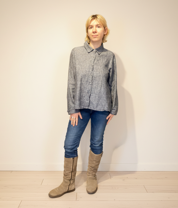 THING-dk.Shirt. Color:Blue(7176)